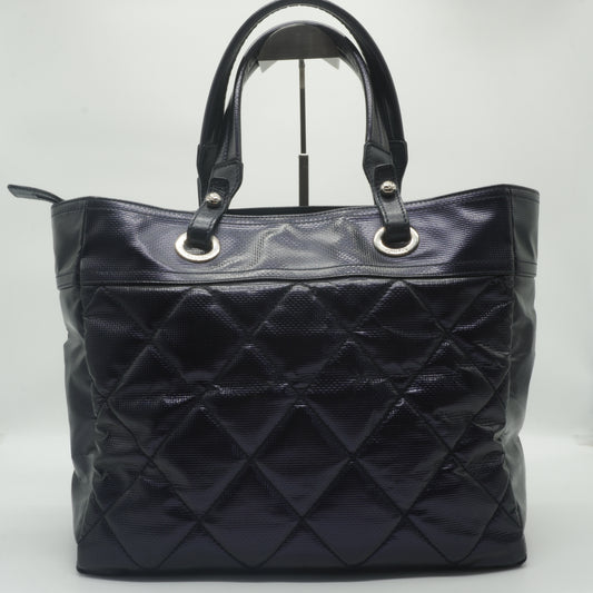 Chanel "Paris-Biarritz Large Tote Purple Blue SHW "