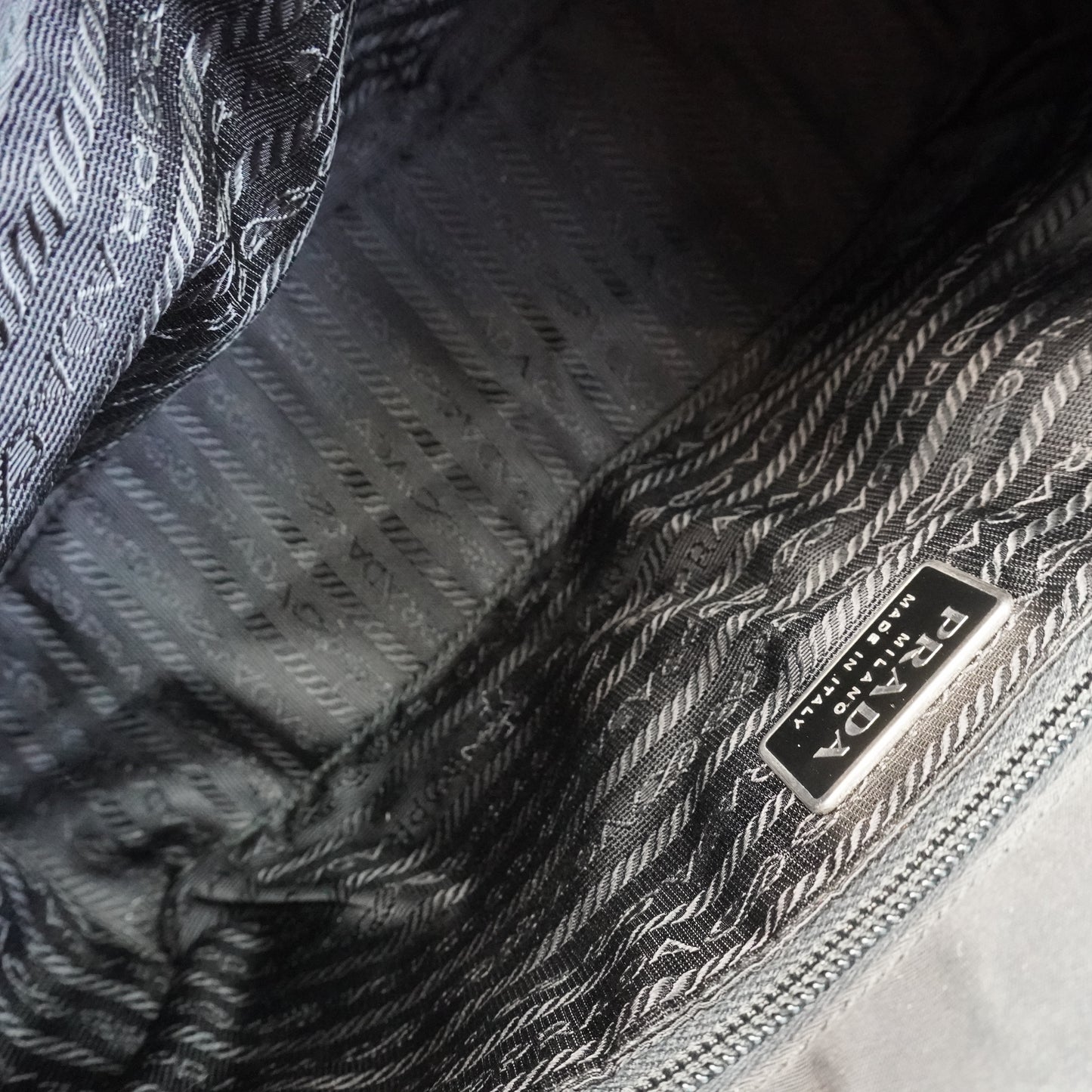 Prada Nylon Shoulder Bag Black