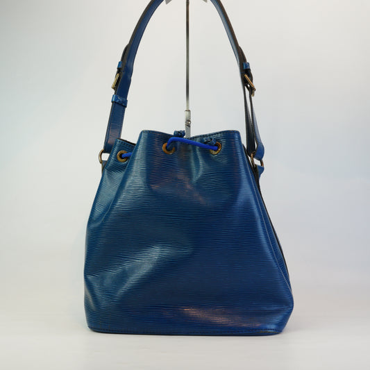 Louis Vuitton Noe Bucket Medium Epi Blue GHW
