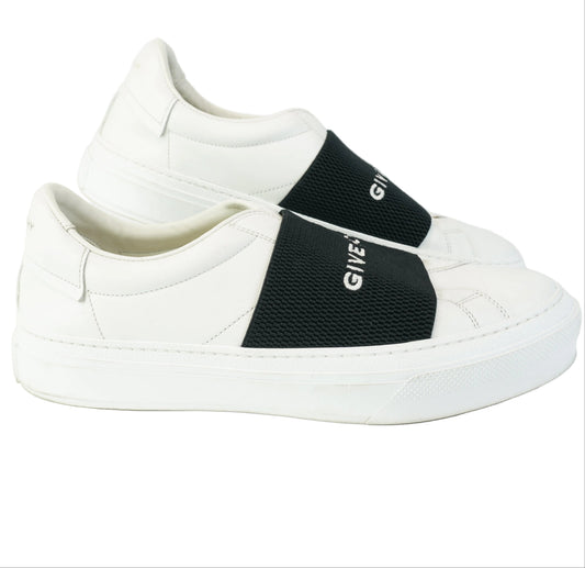 Givenchy City Sport Slip-On Sneakers White/Black Size 41