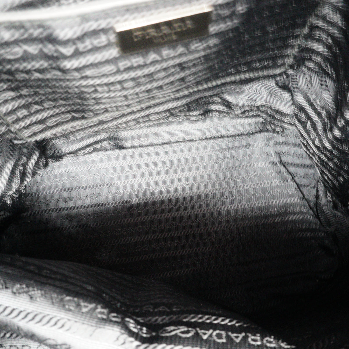 Prada Vela Backpack Medium Nylon Black SHW