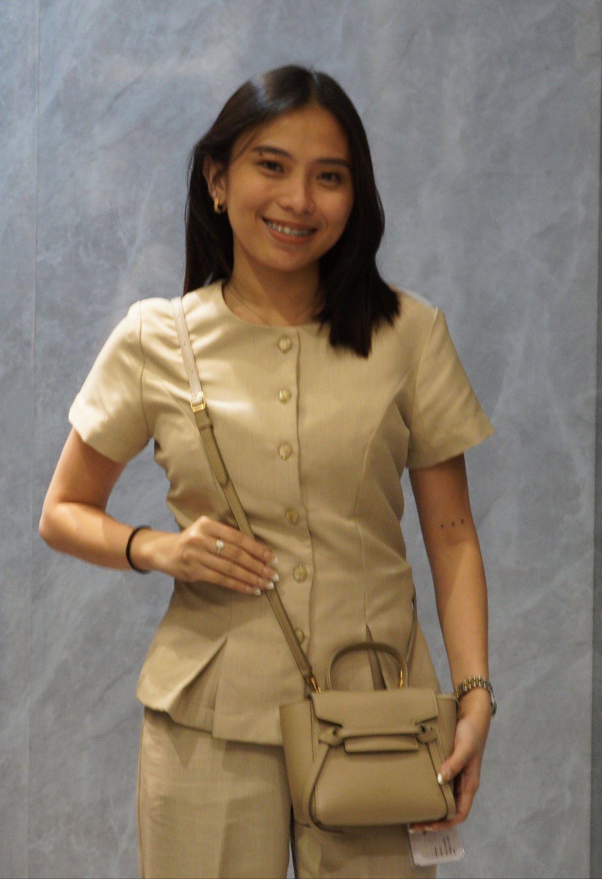 Celine Mini Vertical Cabas Tote Triompe GHW