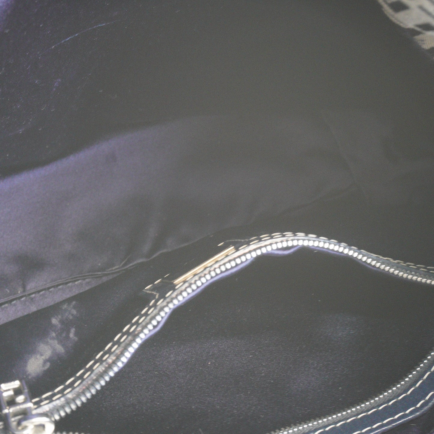 Fendi Zucchino Monogram Shopper Tote Small