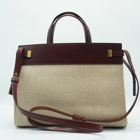 YSL Manhattan Tote Bag GHW Medium