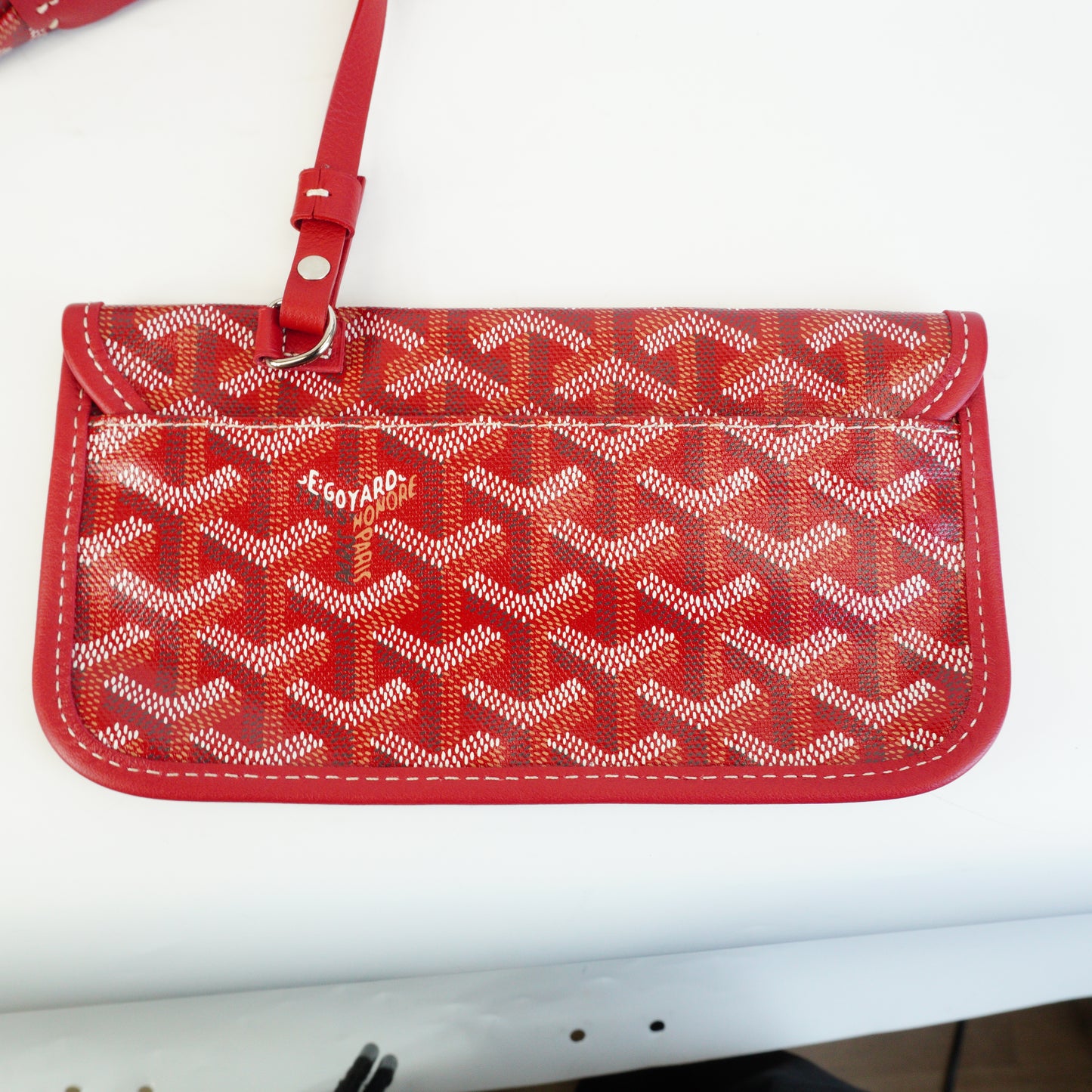 Goyard Bohame Red Medium SHW