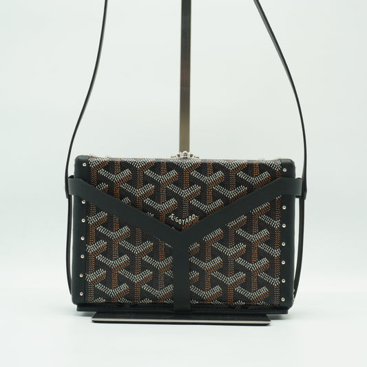 Goyard Goyardine Minaudiere Small Trunk Bag SHW