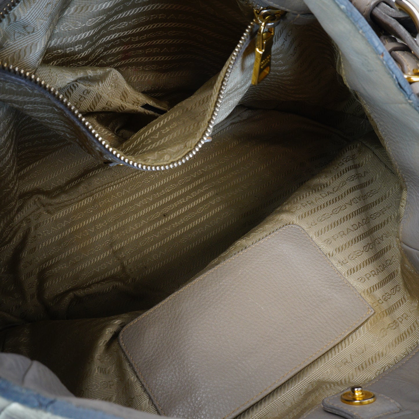 Prada Prada Vitello Daino GHW Large