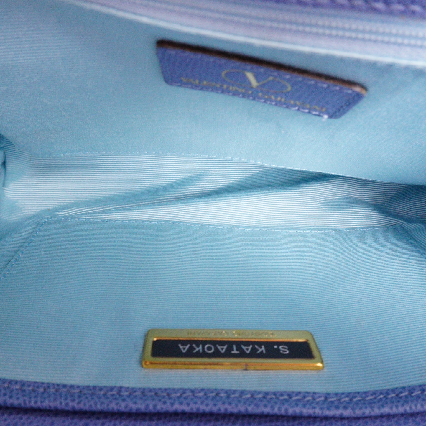 Valentino Alexia Handbag in the light blue Medium GHW