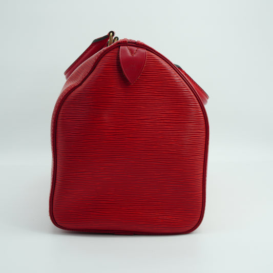 Louis Vuitton Speedy 30 Epi Red GHW