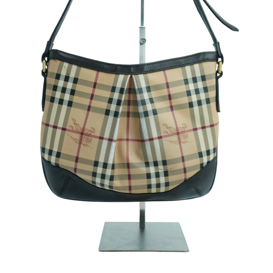 Burberry Haymarket Small Check Coated Canvas Beige SHW