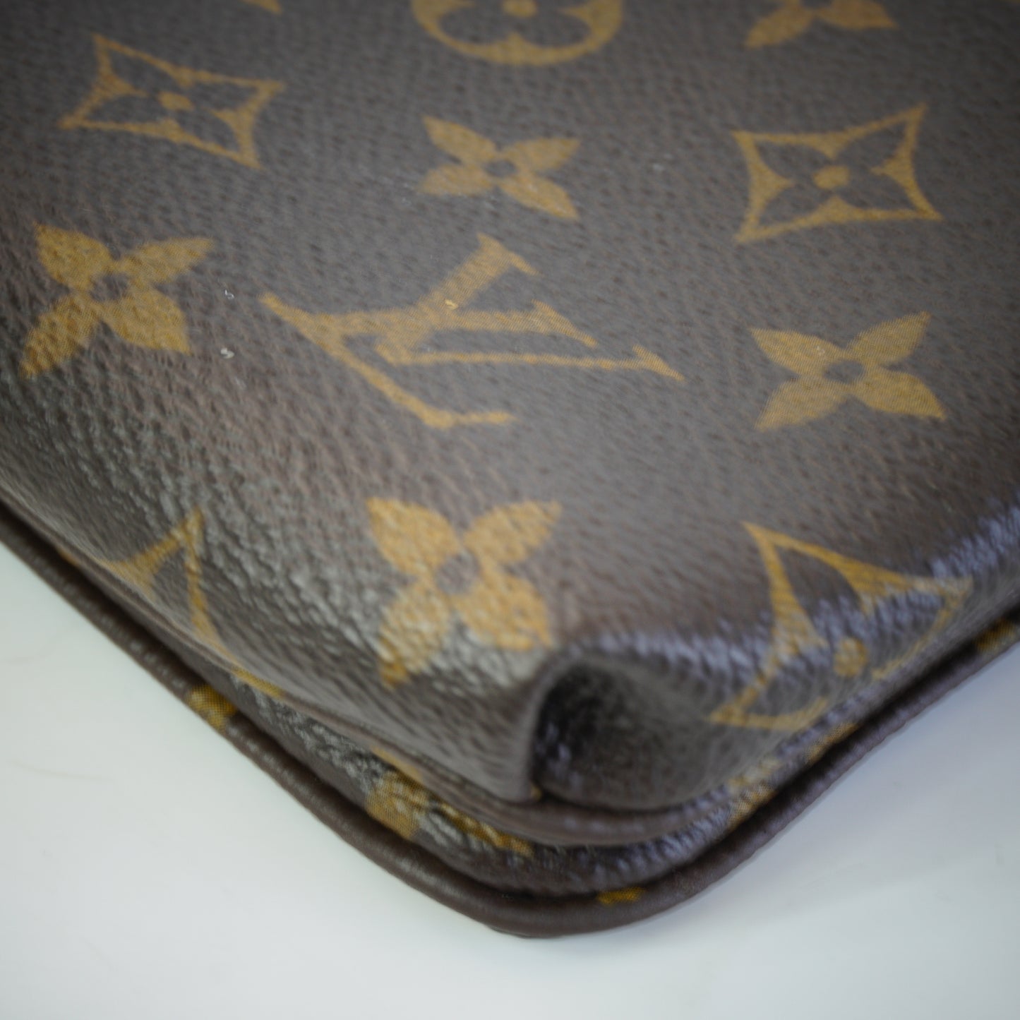 Louis Vuitton Twice Monogram Canvas Black Crossbody Shoulder Bag GHW Small