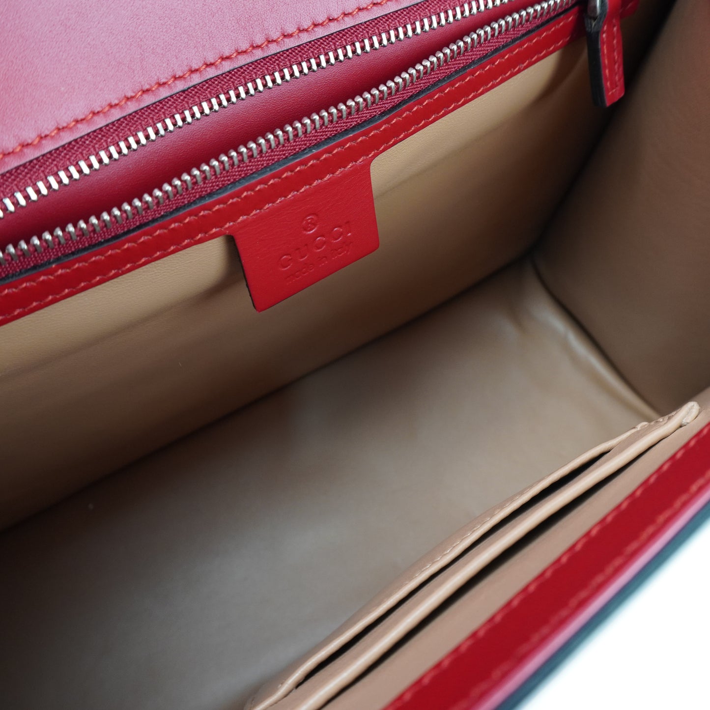 Gucci Lilith-red Bamboo Top Handle