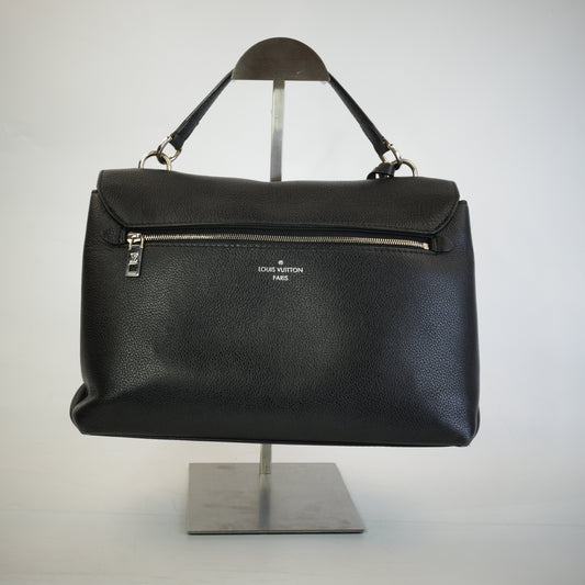 Louis Vuitton Black Grained Calfskin SHW Medium