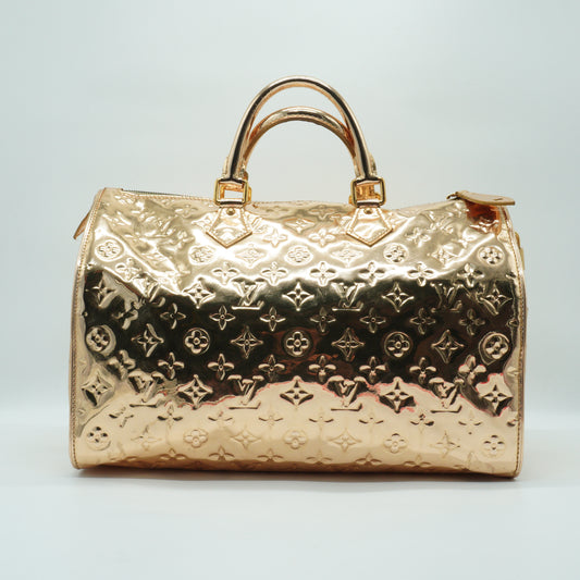 Louis Vuitton Speedy 35 Mirror GHW