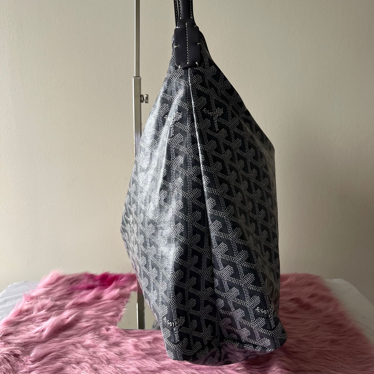 Goyard Bohème Shoulder Bag Gray – 11"H x 15"L x 5"W