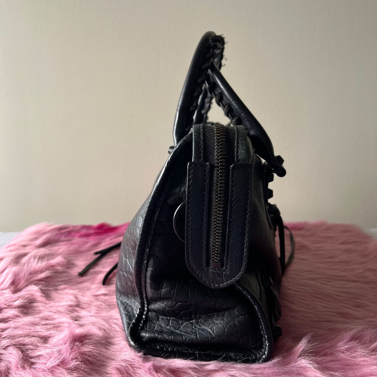 Balenciaga City Croc Matte Medium Black – 9.4"H x 15"L x 5.5"W