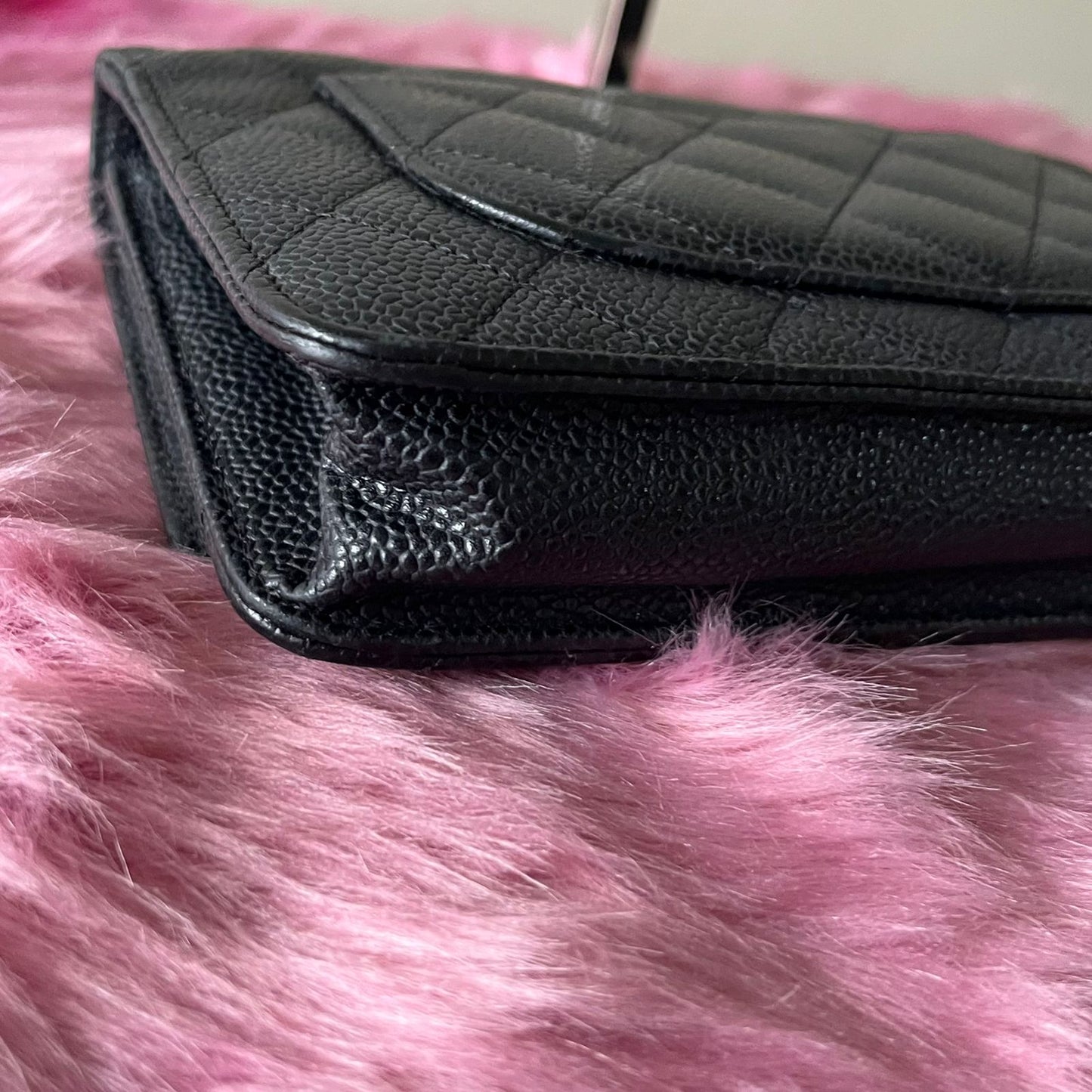 Chanel Wallet on Chain Black β 5"H x 7.5"L x 1.5"W
