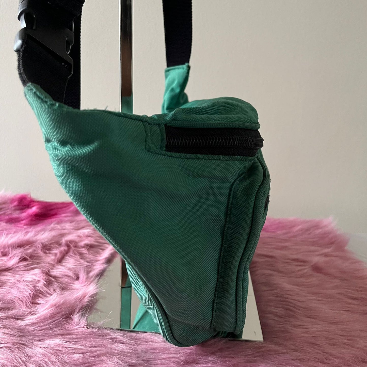 Balenciaga Explorer Belt Bag Green โ 6.7"H x 13.4"L x 2.8"W
