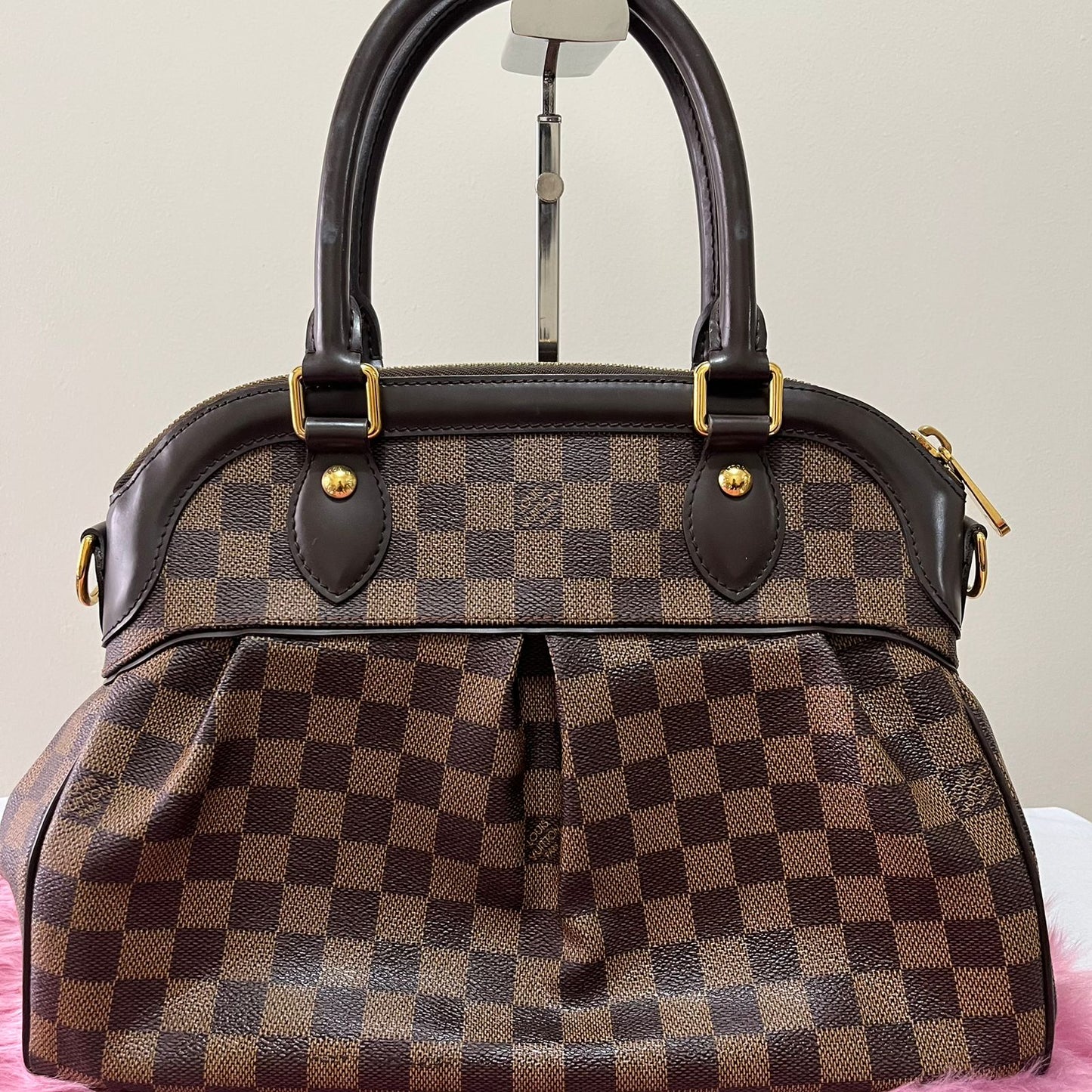 Louis Vuitton Trevi PM Damier Ebene β 9.4"H x 13"L x 5.9"W
