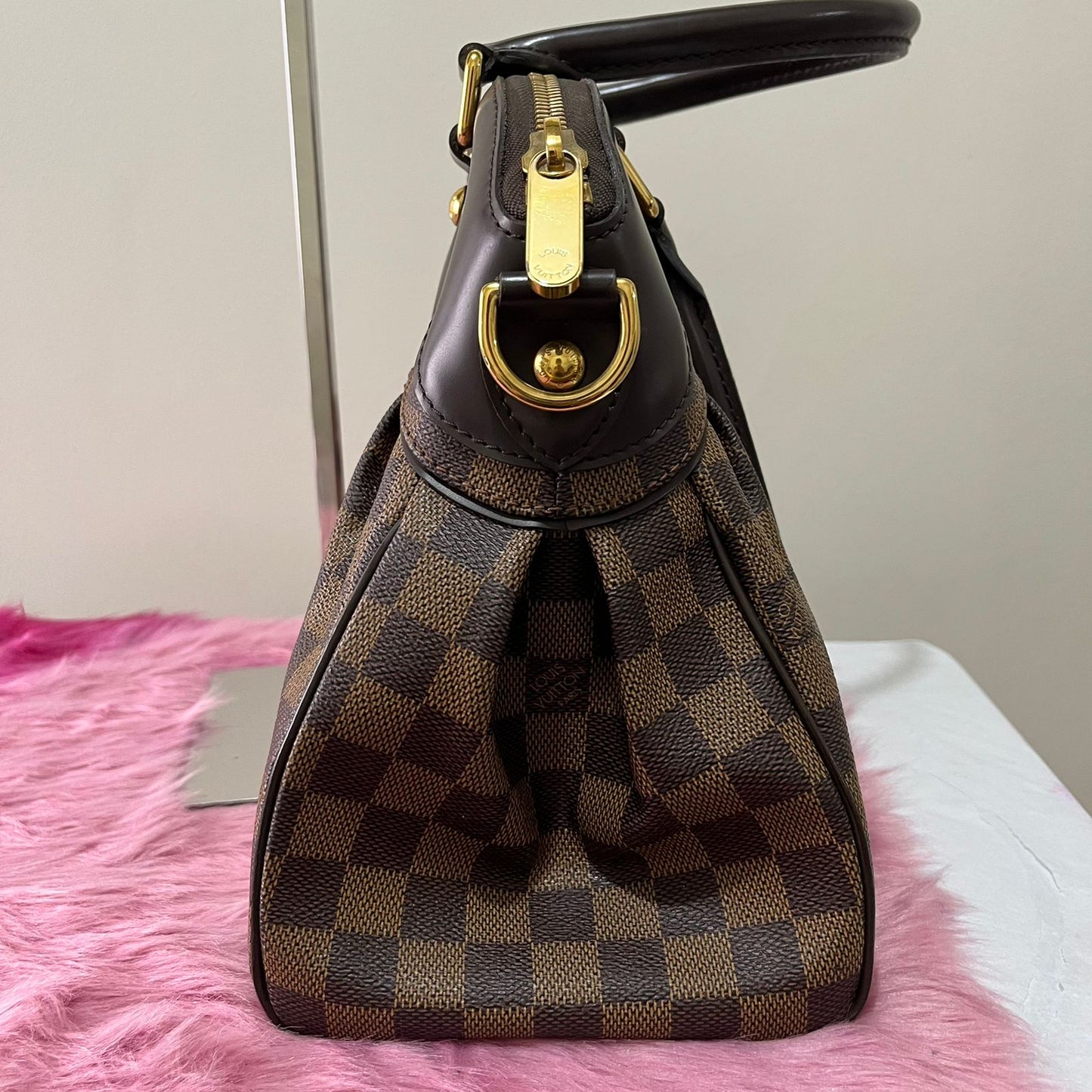 Louis Vuitton Trevi PM Damier Ebene β 9.4"H x 13"L x 5.9"W