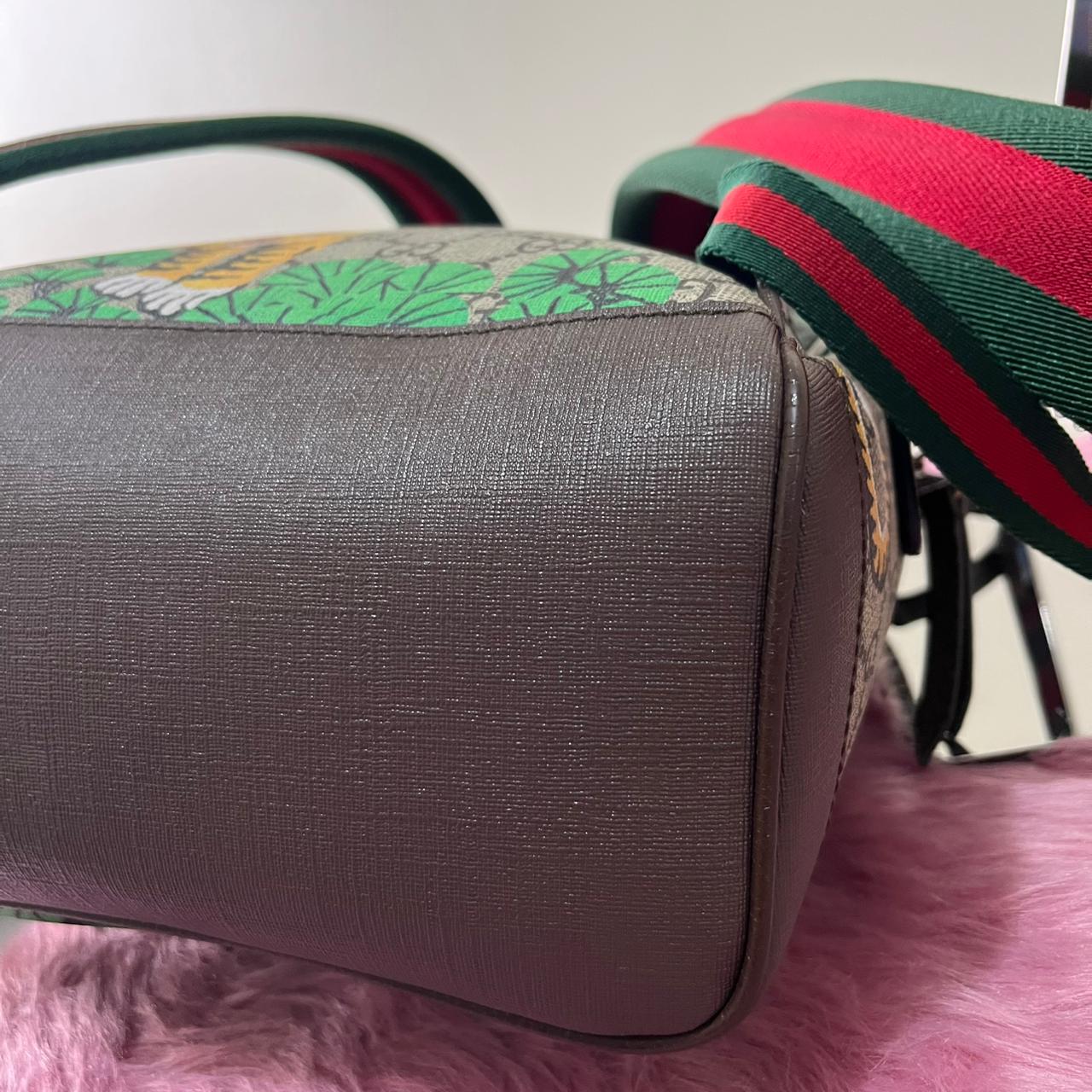 Gucci Bengal Tiger Backpack β 16"H x 12"L x 5"W