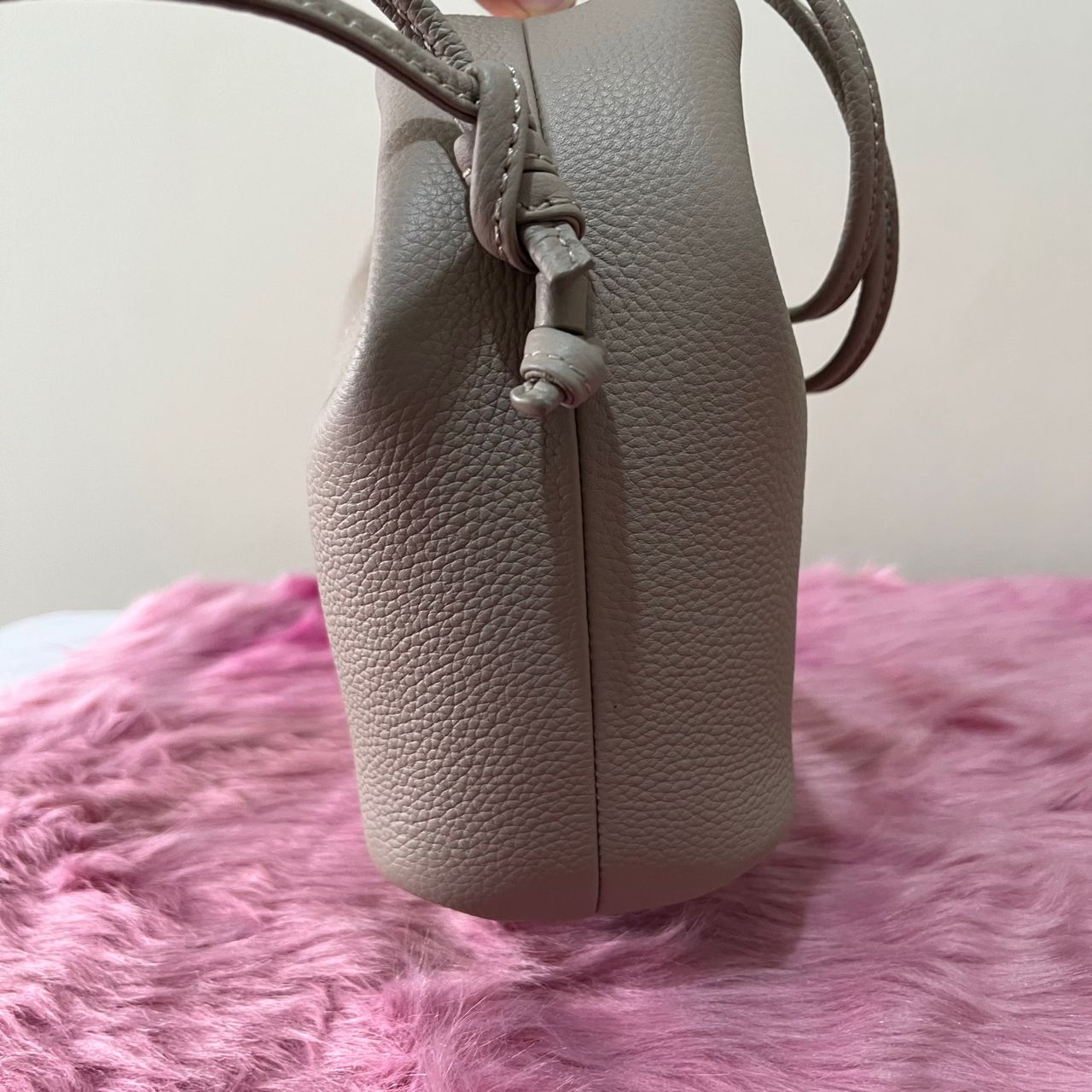 Polène Beri Taupe – 7.5"H x 9.4"L x 3.5"W