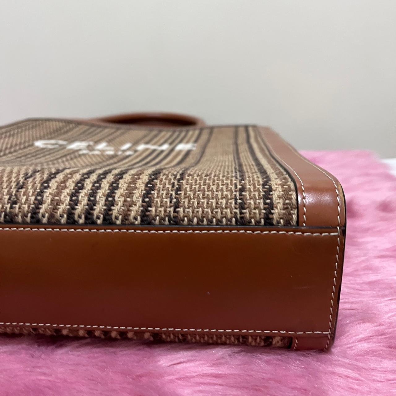 Celine Cabas Tote Brown β 13"H x 12"L x 5"W