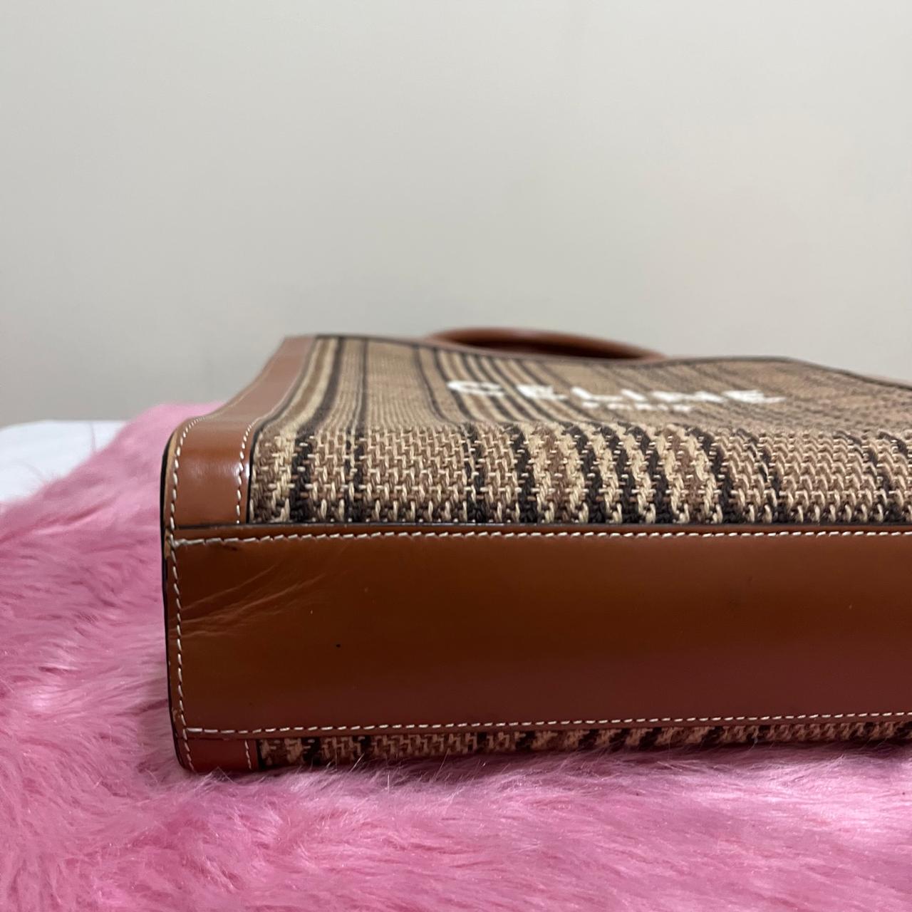 Celine Cabas Tote Brown β 13"H x 12"L x 5"W