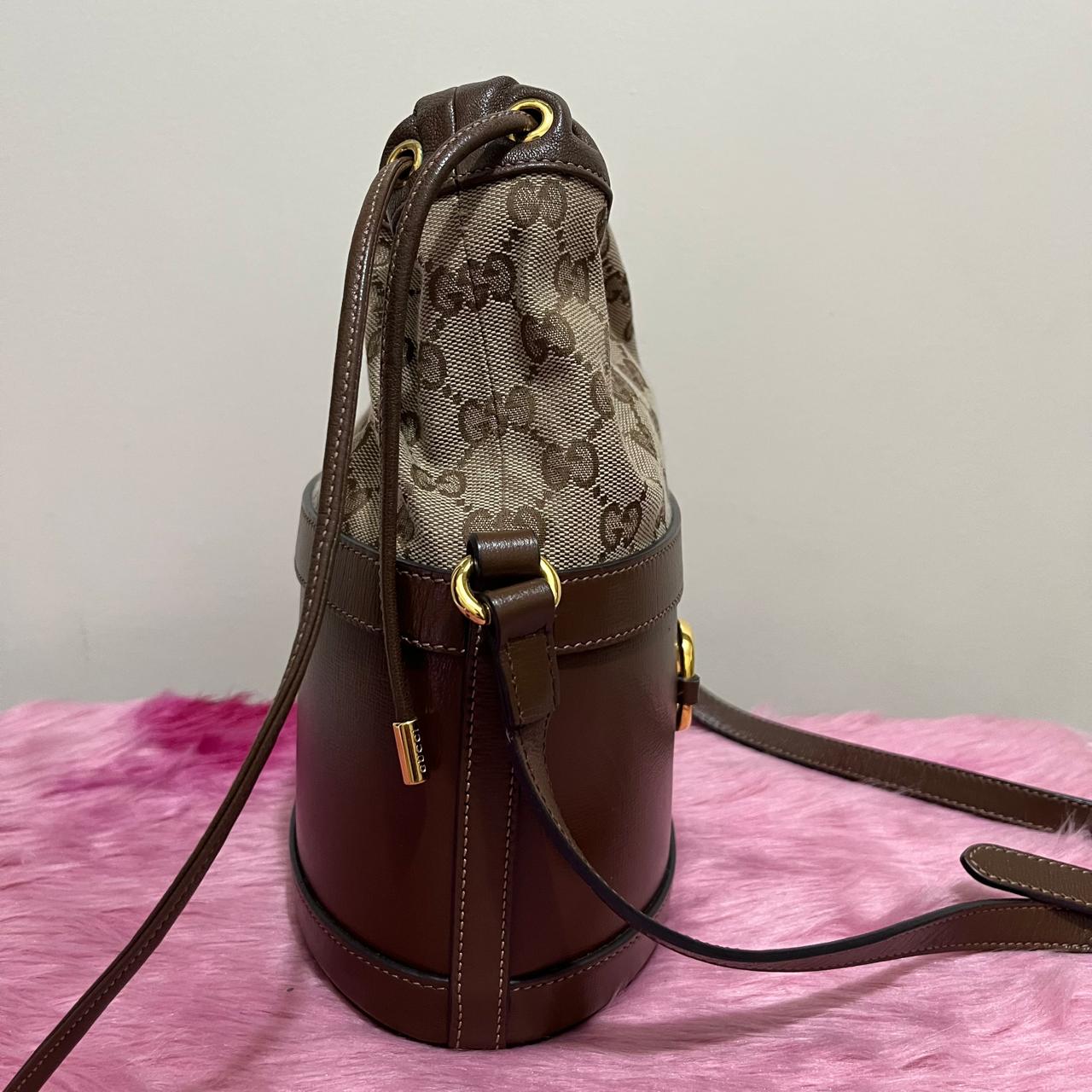 Gucci Horsebit 1955 Bucket Bag – 9.5"H x 7.5"L x 4.3"W
