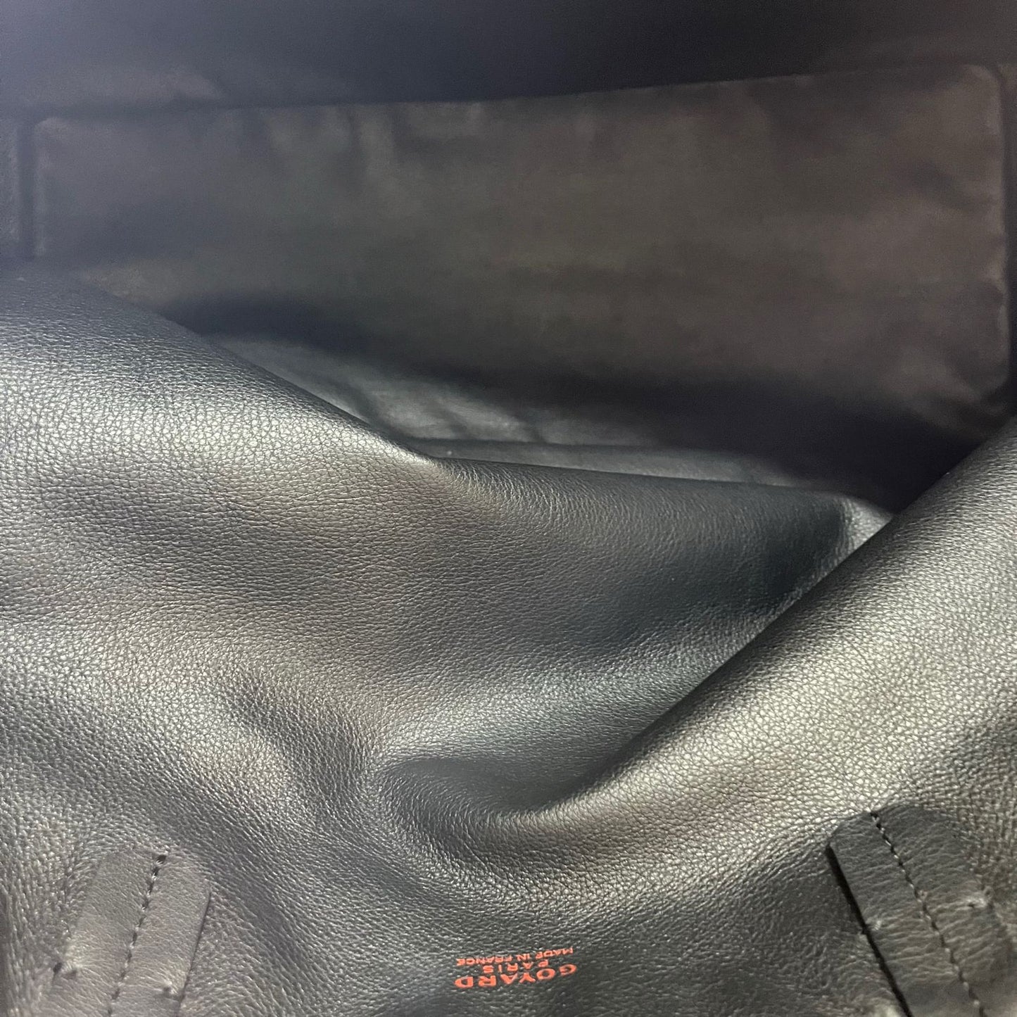 Goyard Anjou PM Navy Blue โ 10"H x 11"L x 6"W