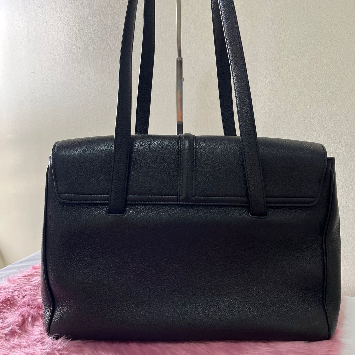 Celine Medium Soft 16 Black β 9"H x 12.5"L x 5"W