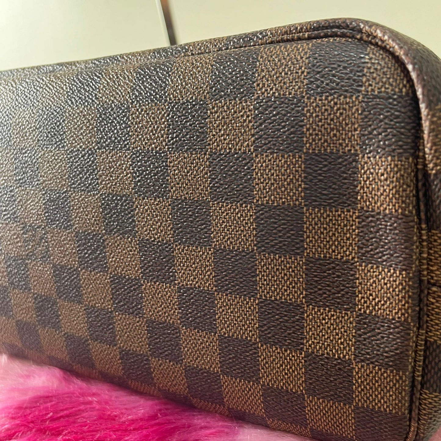 Louis Vuitton Neverfull MM Damier Ebene β 13"H x 15.7"L x 7.9"W