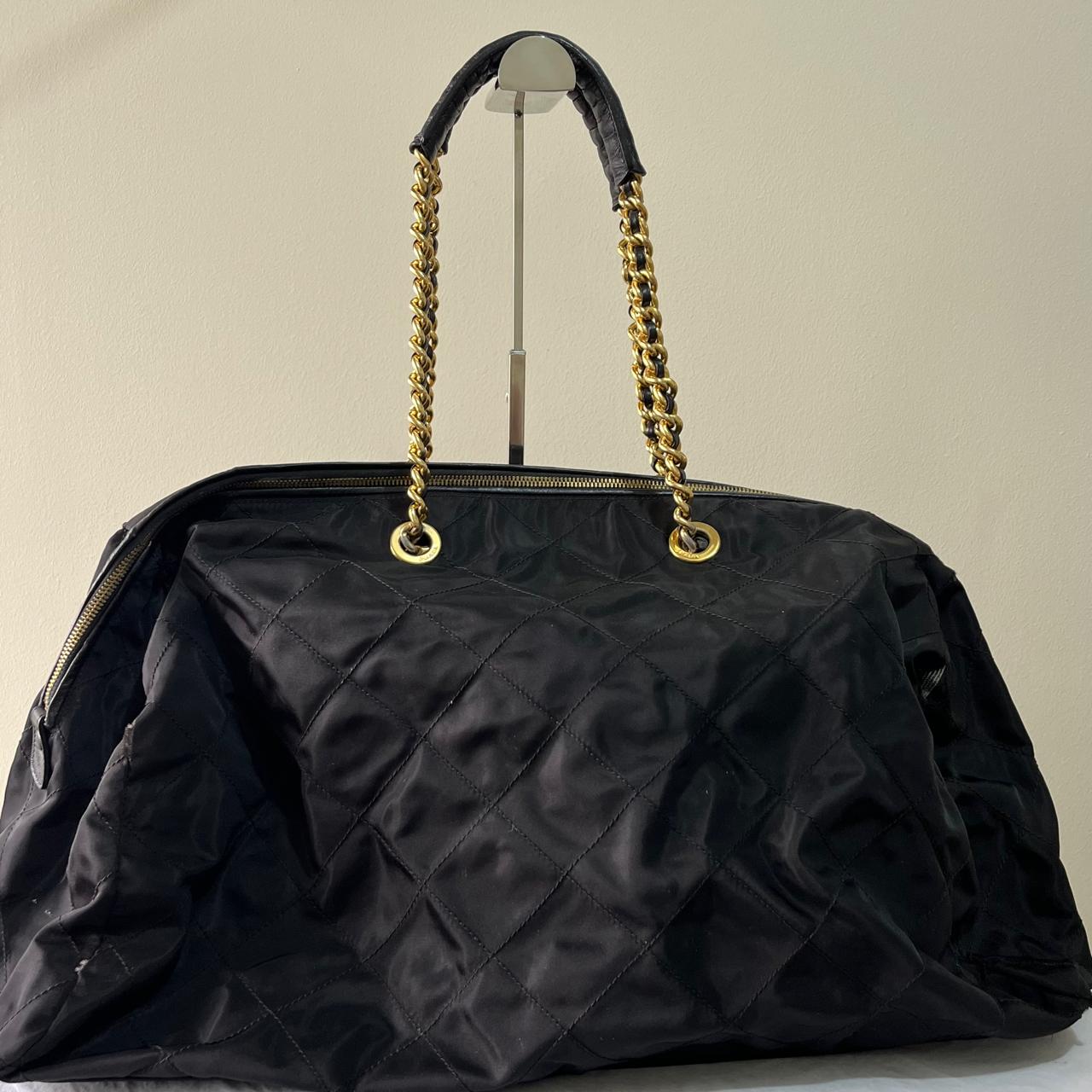 Prada Duffle Bag XL Black – 12"H x 20"L x 9"W