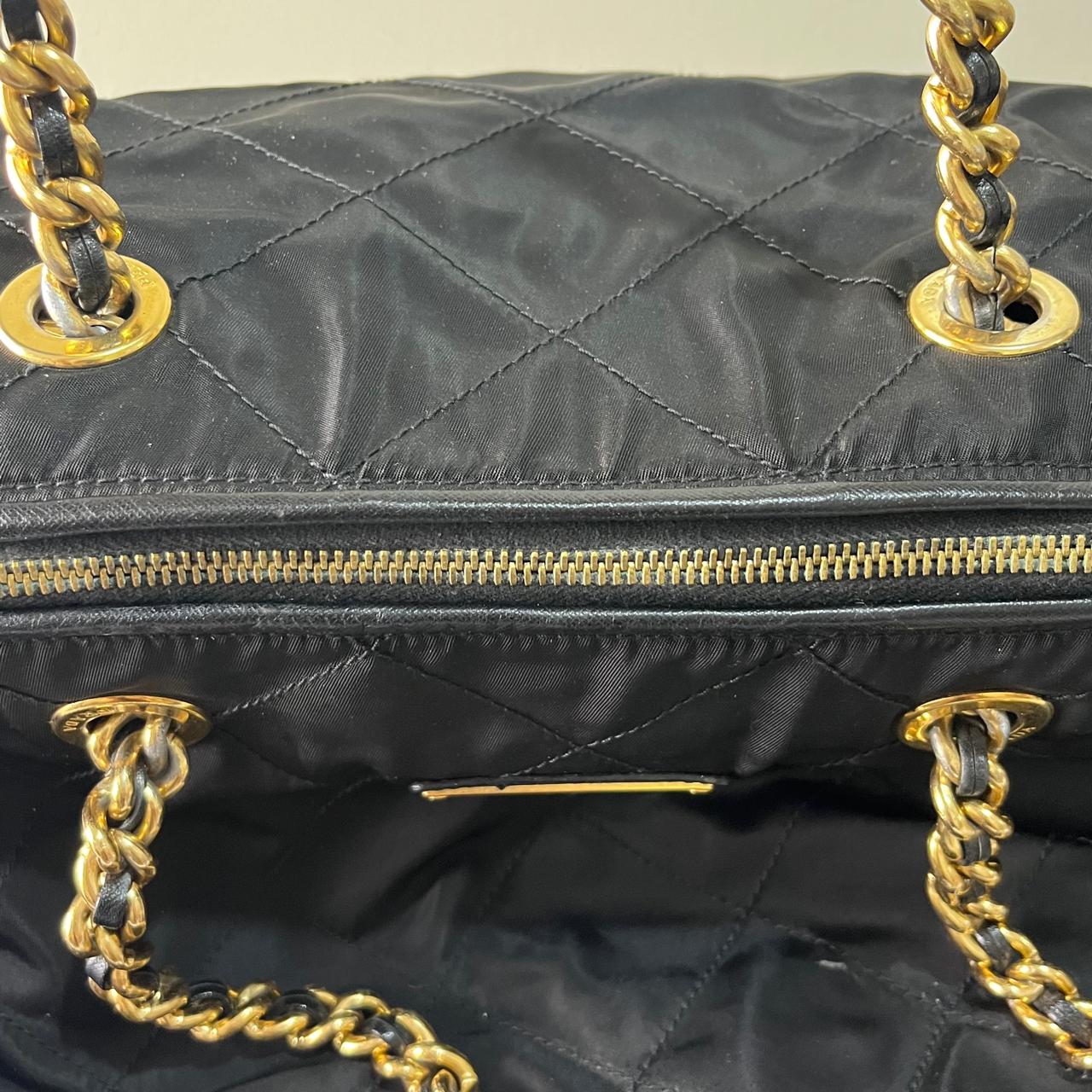 Prada Duffle Bag XL Black – 12"H x 20"L x 9"W