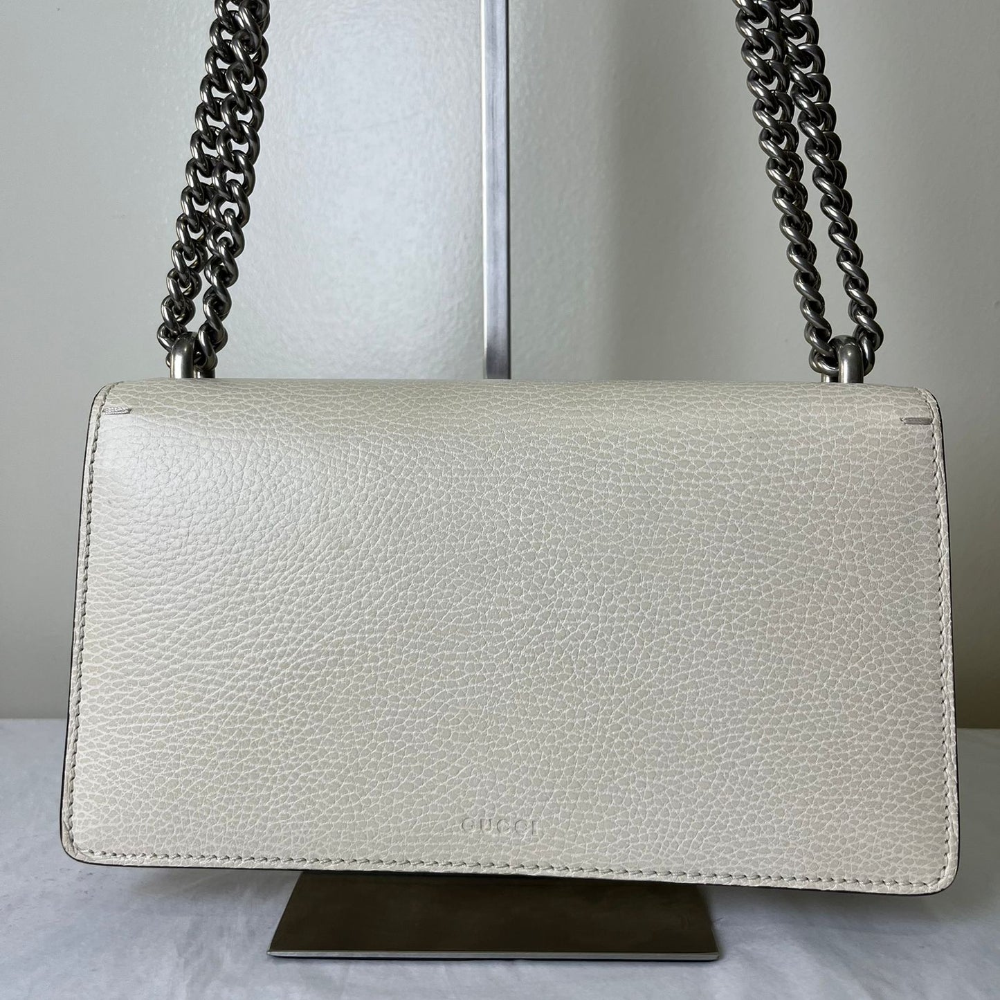 Gucci Dionysus Beige (Blue Hardware) β 8"H x 12"L x 4"W