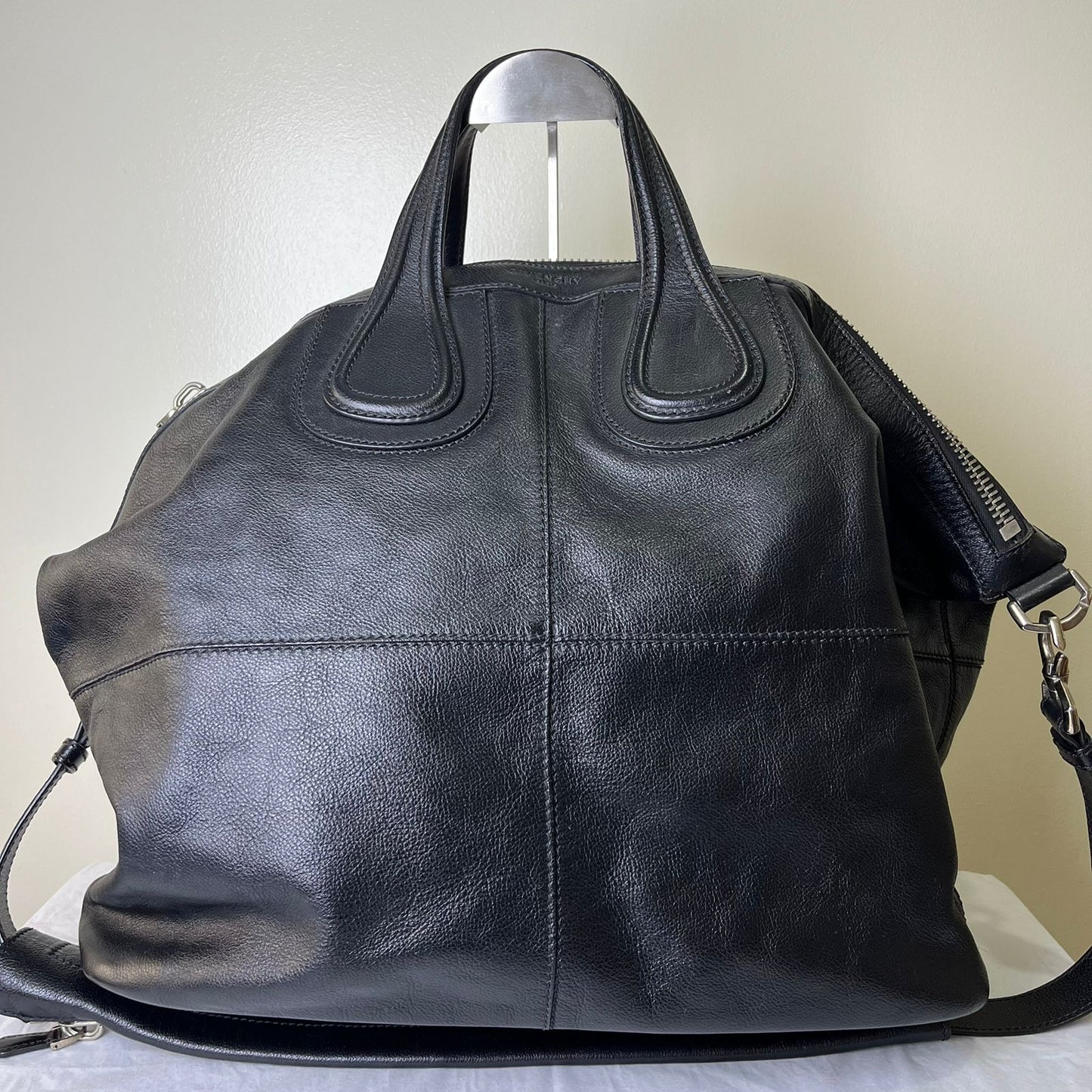 Givenchy Nightingale Medium Black – 9.5"H x 14.5"L x 5"W