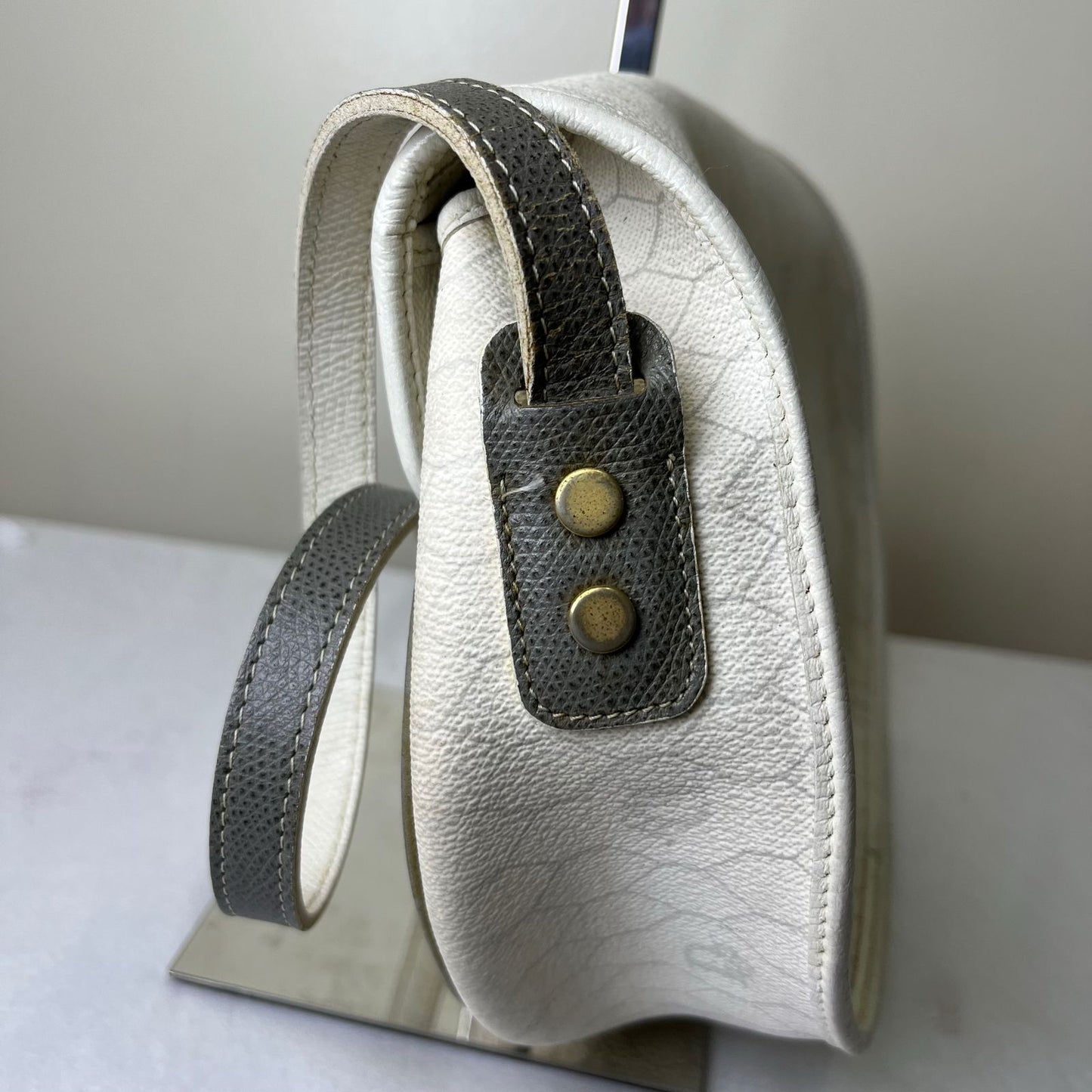 Dior Honeycomb Canvas Sling Off White – 6"H x 9.5"L x 2.5"W
