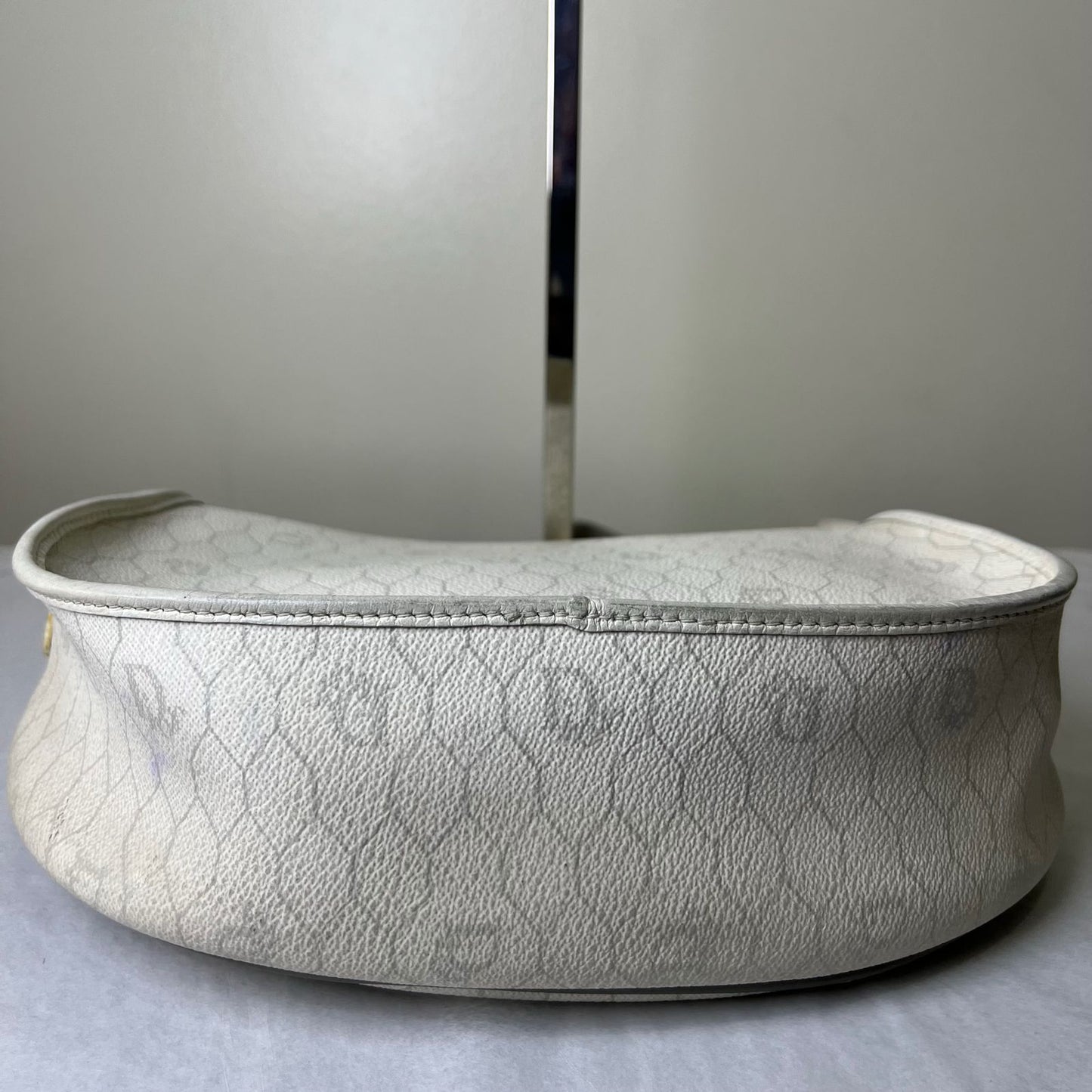 Dior Honeycomb Canvas Sling Off White – 6"H x 9.5"L x 2.5"W
