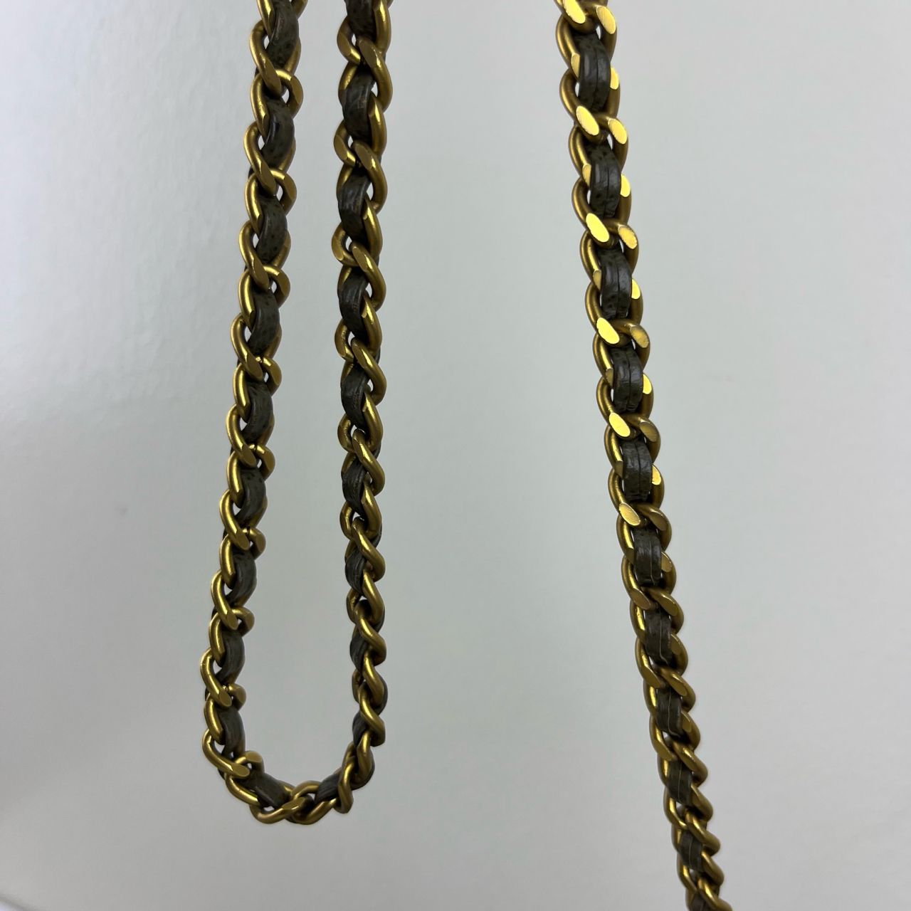 Chanel Wallet on Chain Army Green – 5"H x 7.5"L x 1.5"W