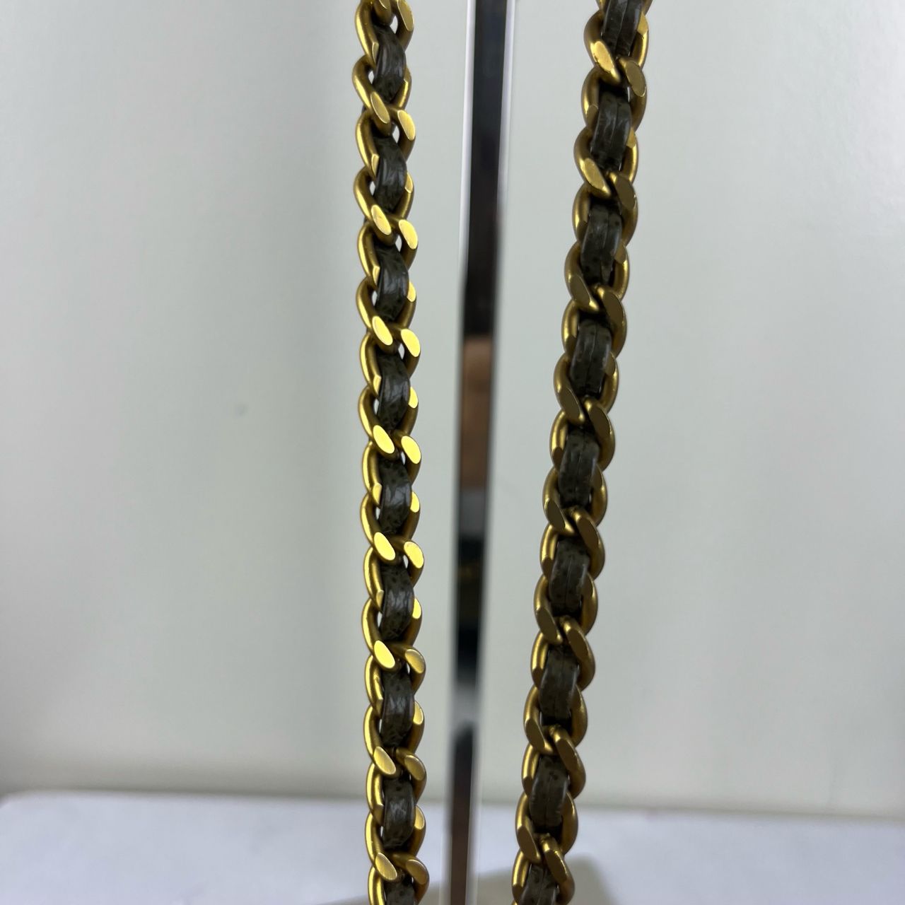 Chanel Wallet on Chain Army Green – 5"H x 7.5"L x 1.5"W