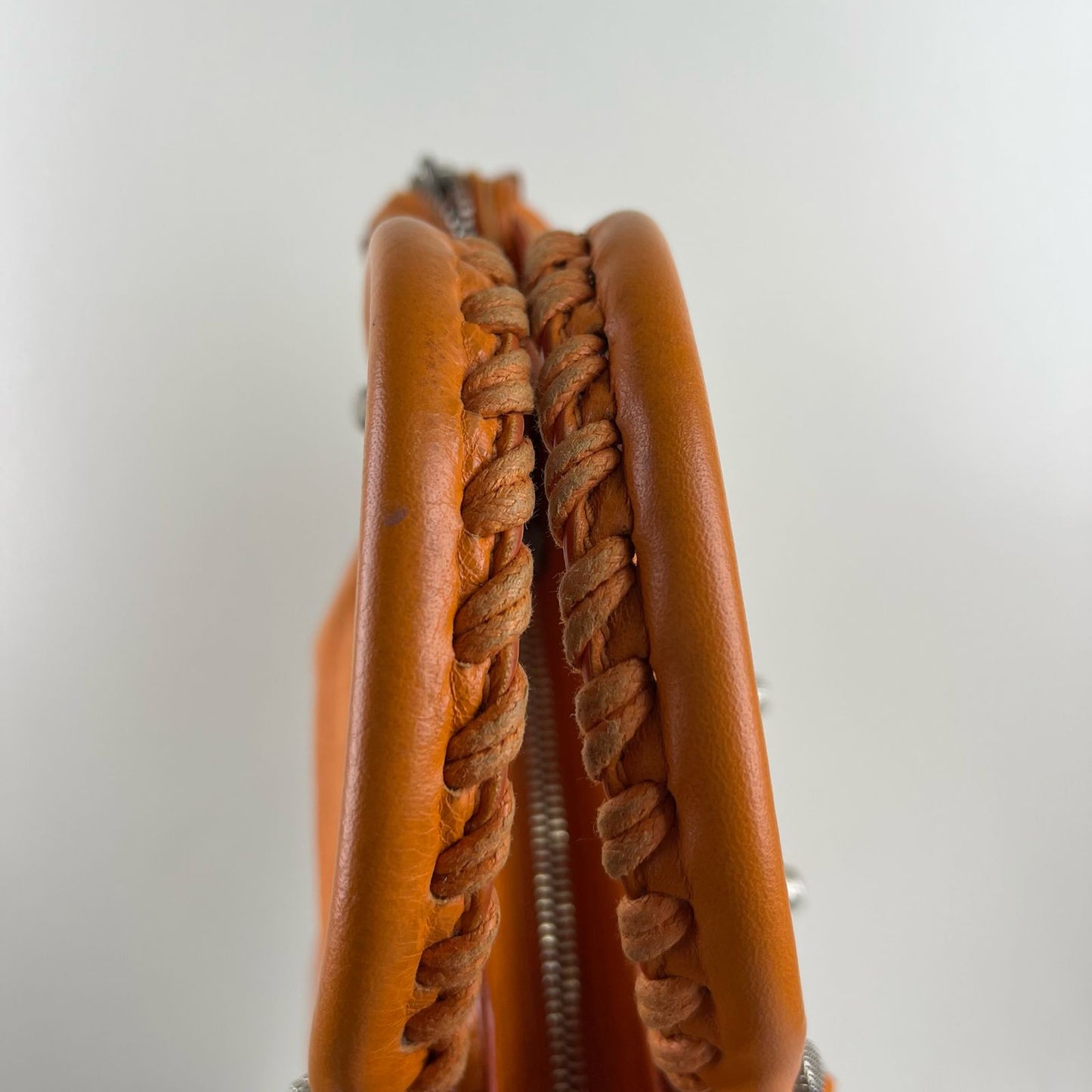 Balenciaga Mini City Orange β H6.2" x L9.4" x W3.1"