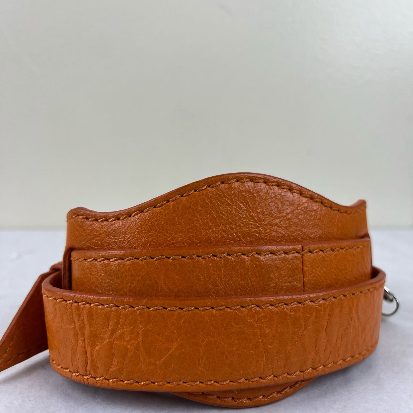 Balenciaga Mini City Orange β H6.2" x L9.4" x W3.1"