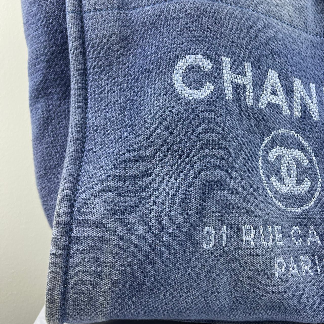 Chanel Deauville Blue – 11"H x 15"L x 6"W