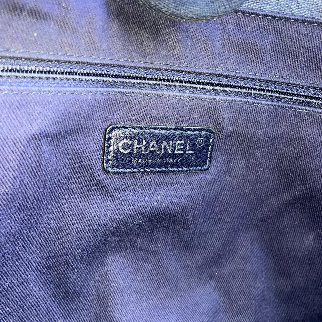 Chanel Deauville Blue – 11"H x 15"L x 6"W