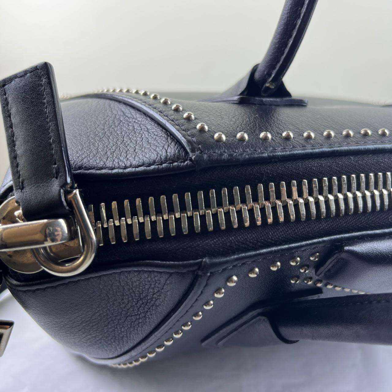 Givenchy Antigona Studded Black – 9.5"H x 13"L x 7.5"W