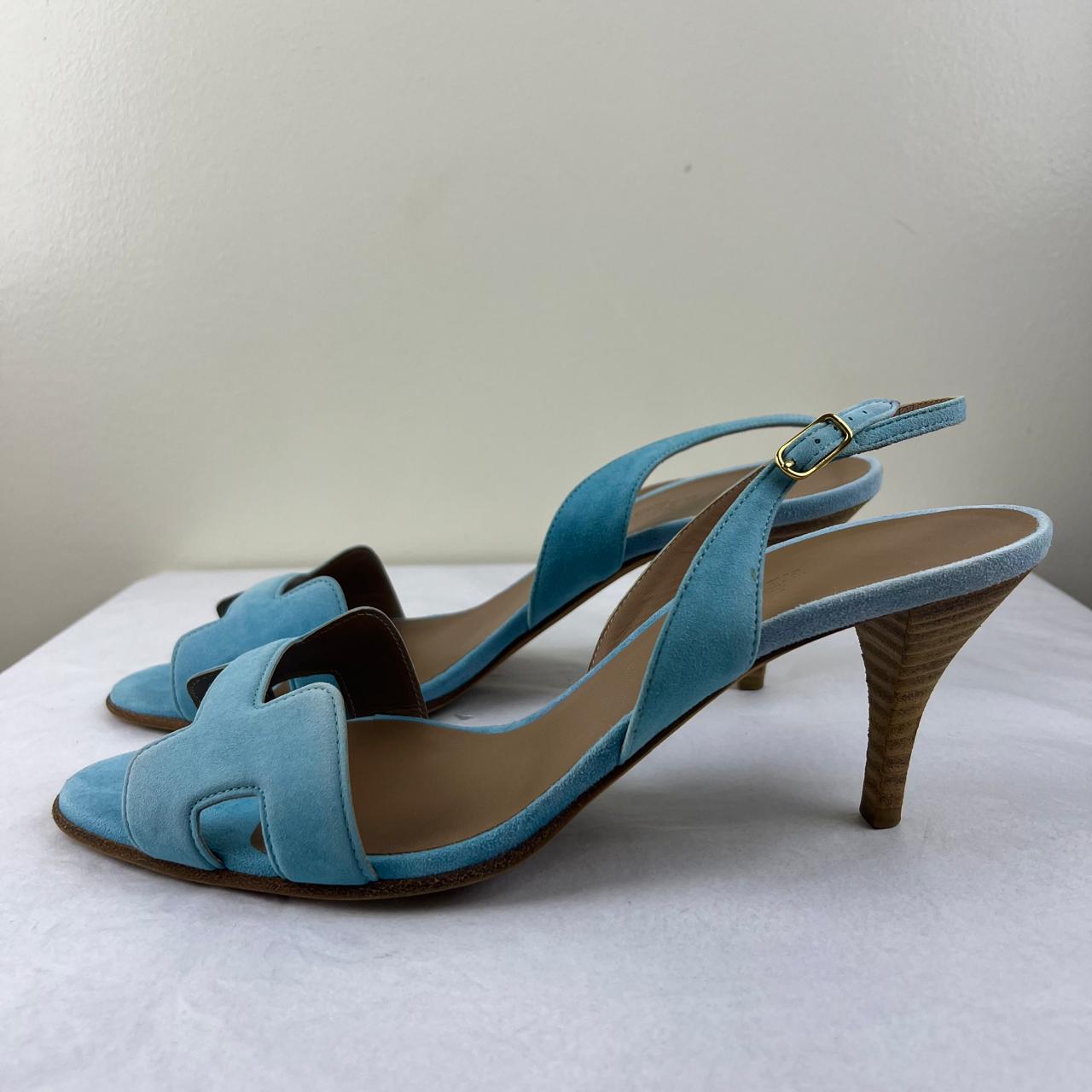 Hermès Nine Sandals Teal - 38 ½