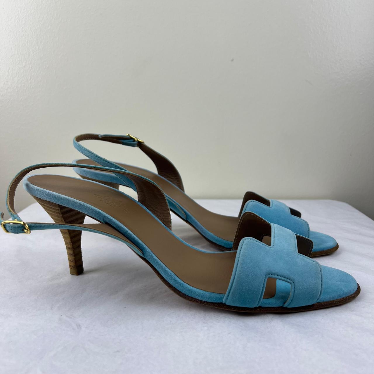 Hermès Nine Sandals Teal - 38 ½