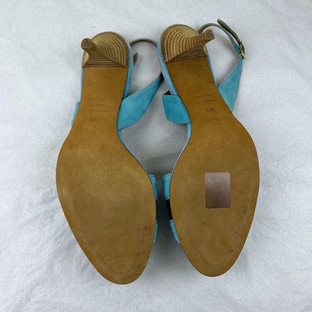 Hermès Nine Sandals Teal - 38 ½