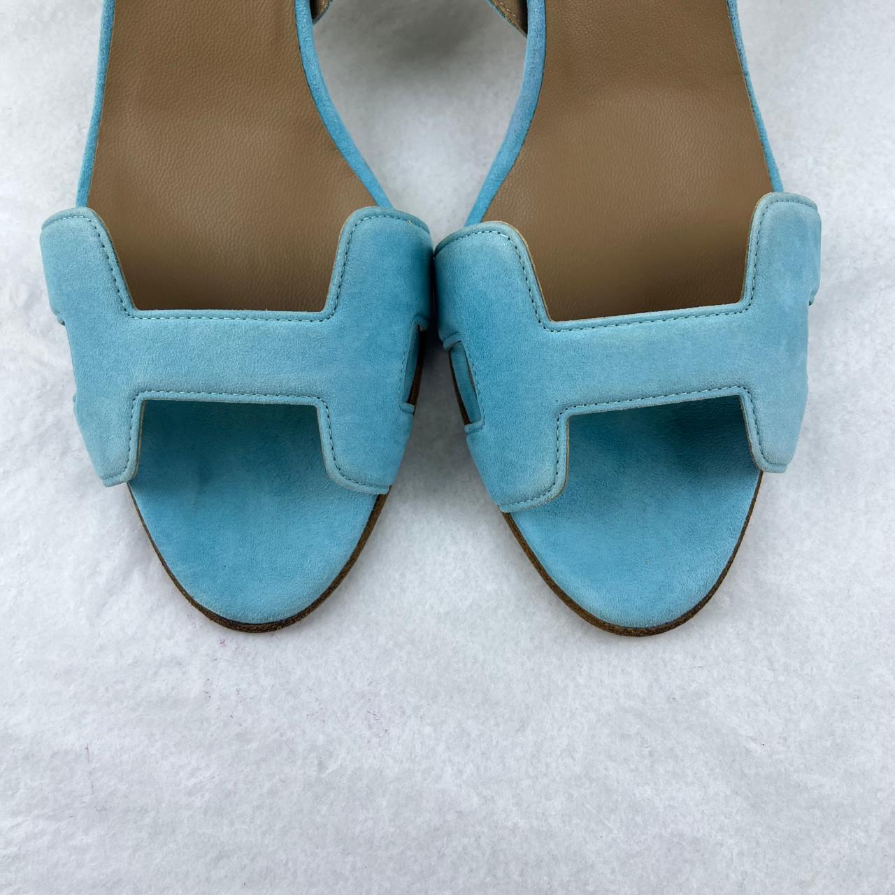 Hermès Nine Sandals Teal - 38 ½
