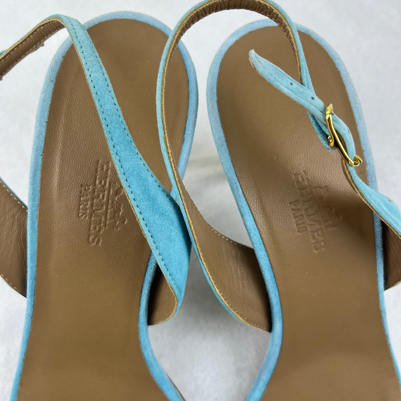 Hermès Nine Sandals Teal - 38 ½